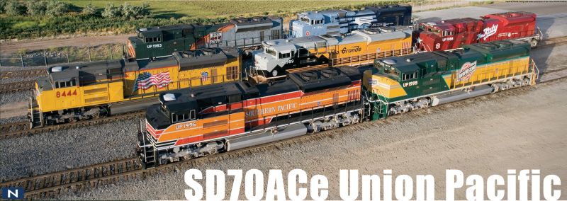 SD70Ace N Scale Kato group picture
