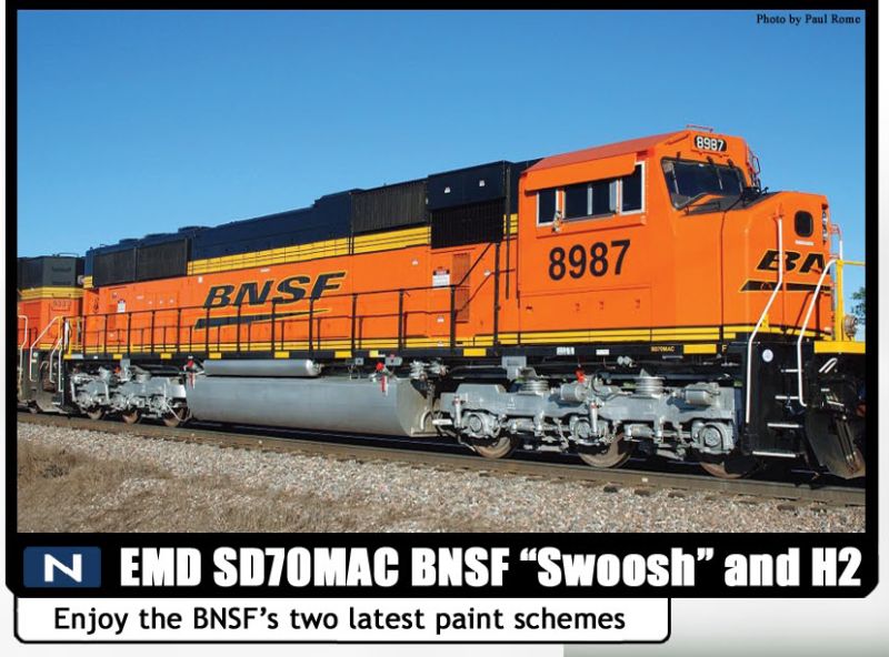 New run of BNSF SD70 Mac