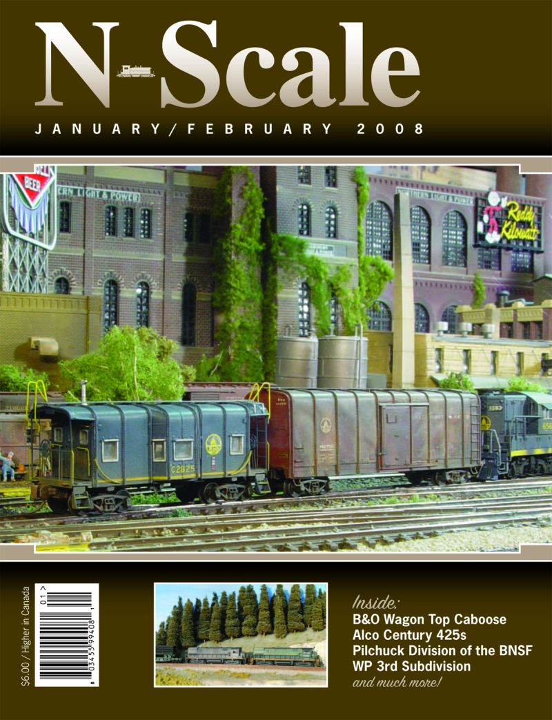 N Scale Magazine Jan Feb 2008 Cover