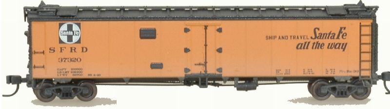 Santa Fe All the Way Reefer N Scale Santa Fe All the Way Reefer N Scale