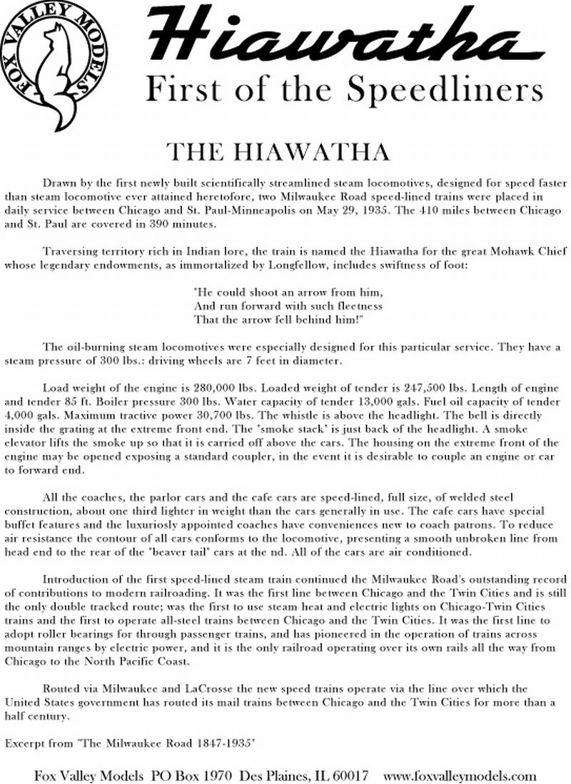 Hiawatha Announcement Part 2 Hiawatha Announcement Part 2