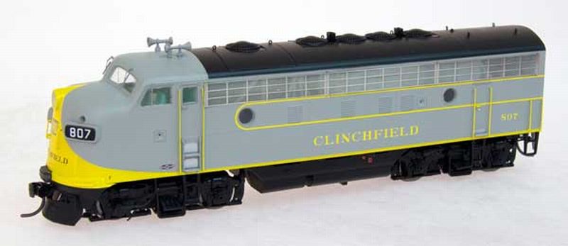 F7 A Locomotive Clinchfield Gray