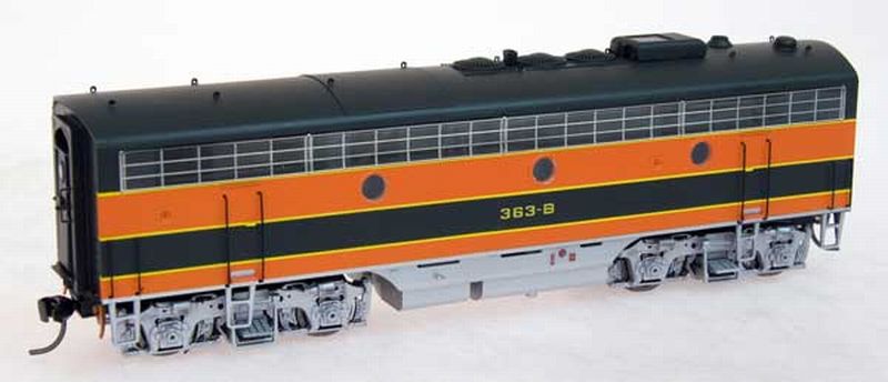 F7 B Locomotive Great Northern Orange Green
