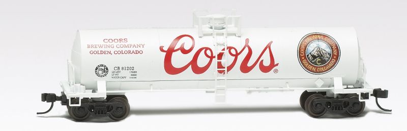 Coors N Scale Collecter White 1 Tank Car