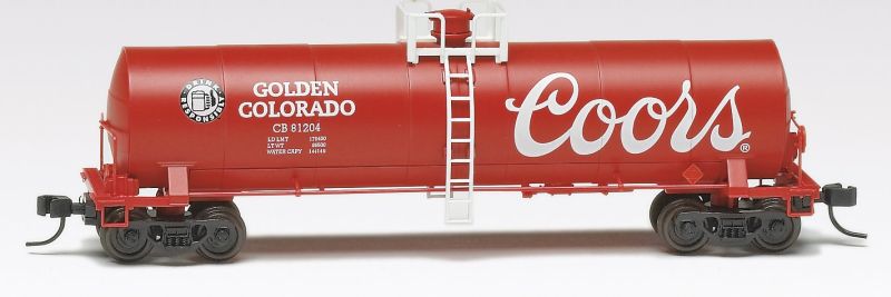 Coors N Scale Collecter Red Tank Car