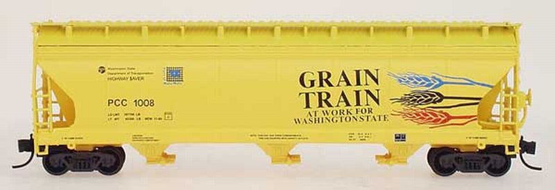 N Scale State of Wash Grain Train with Regular