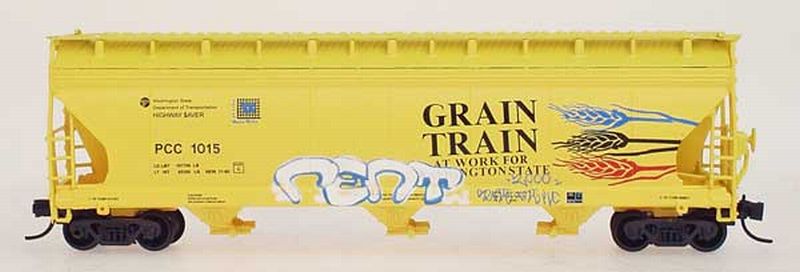 N Scale State of Wash Grain Train with Rent