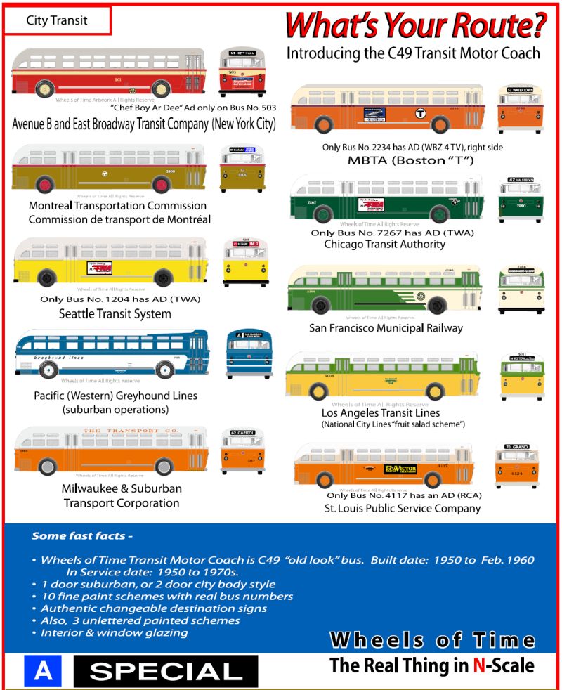 Wheels of Time Buses Flyer