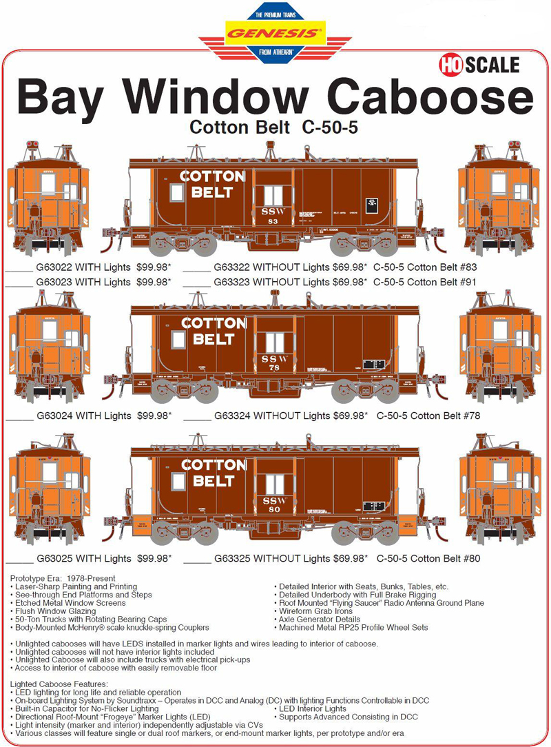 Cotton Belt SSW Railroad Caboose 119156, Piggott, AR