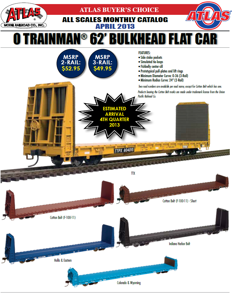 Atlas_O_Trainman_62-ft_Bulkhead_Flat_Car_Apr2013_media