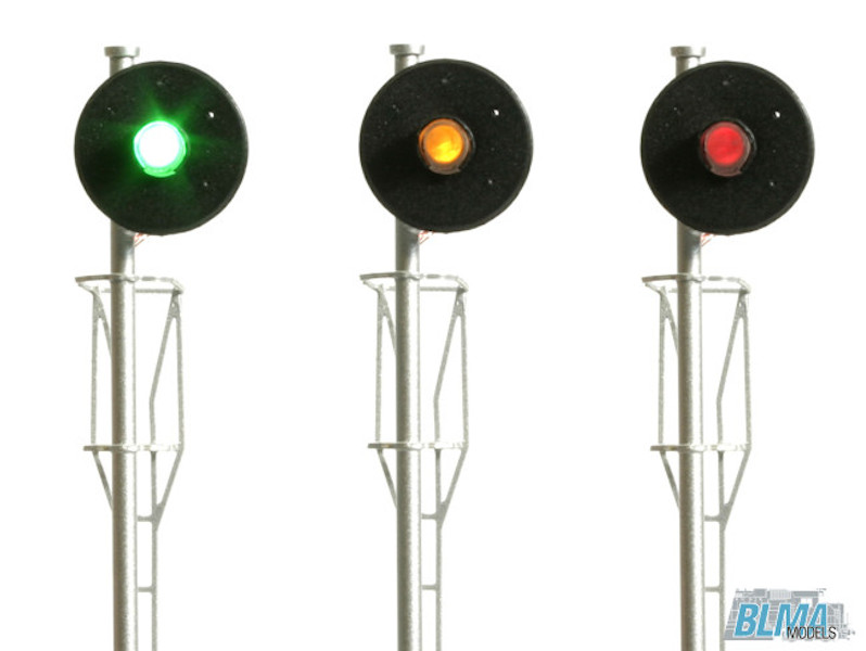 BLMA Models Add 3 New RR Signals That are Lighted &amp; Assembled to Add 