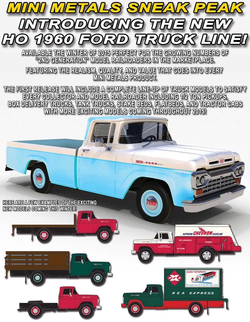 Classic Metal Works 30412 1960 Ford Flatbed Truck Holly