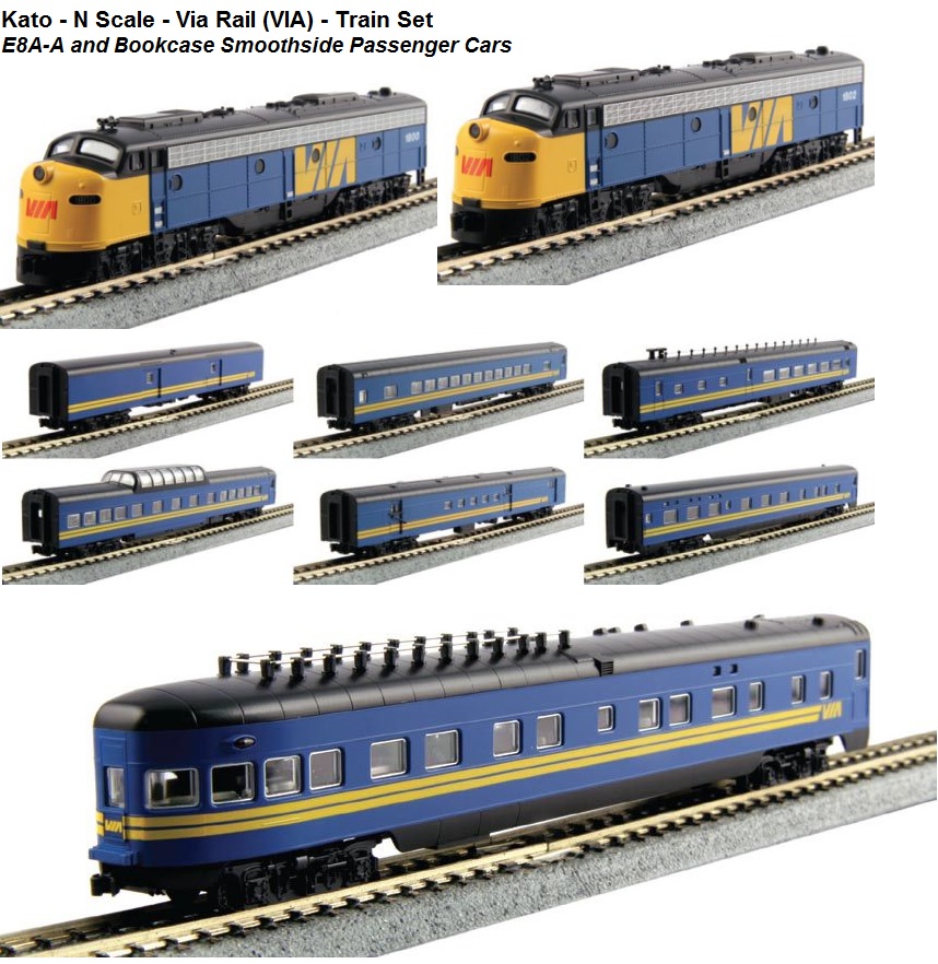 via rail model train set