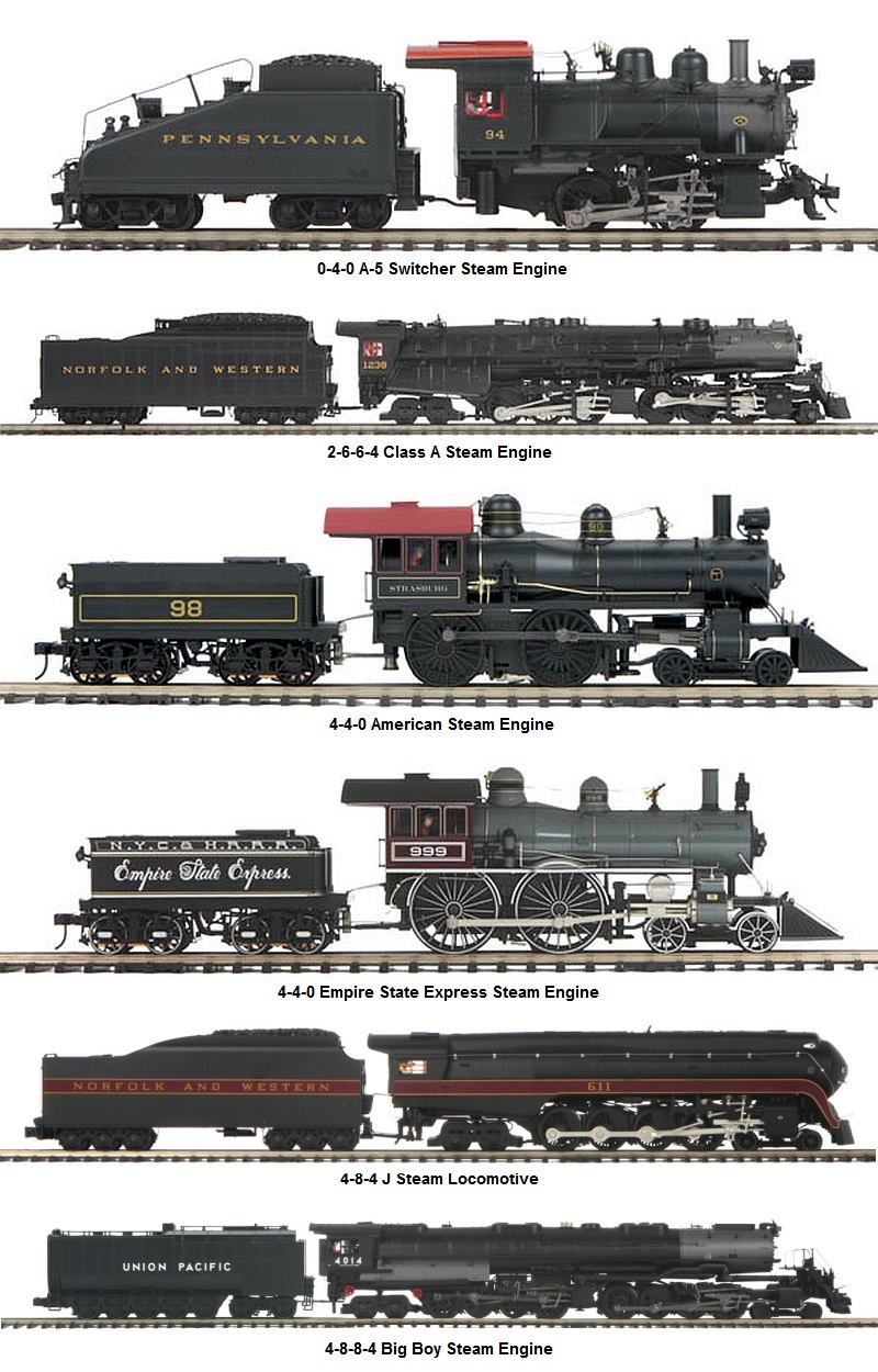 z scale american steam locomotives