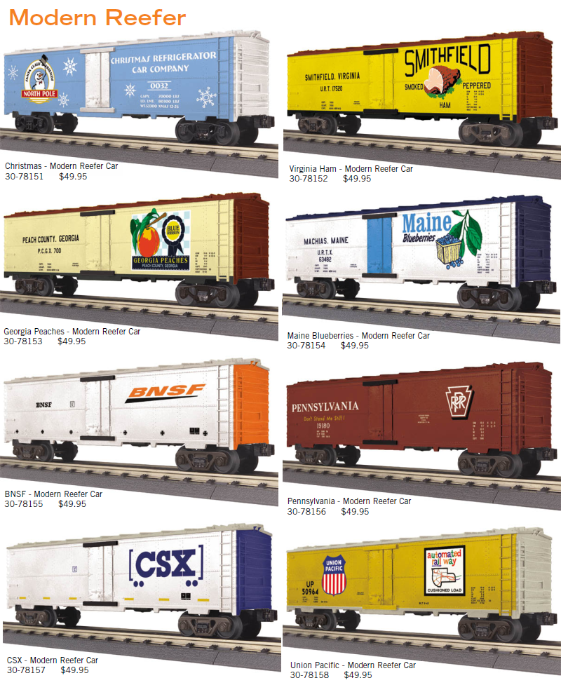 MTH RailKing Announces the Modern Reefer